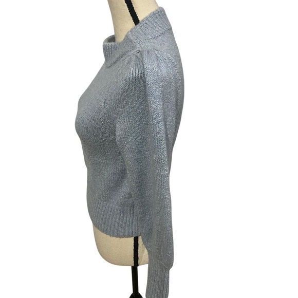 Maeve Anthropologie Women’s Blue Gray Cowl & Turtlenecks Sweater Size XS - Picture 3 of 14